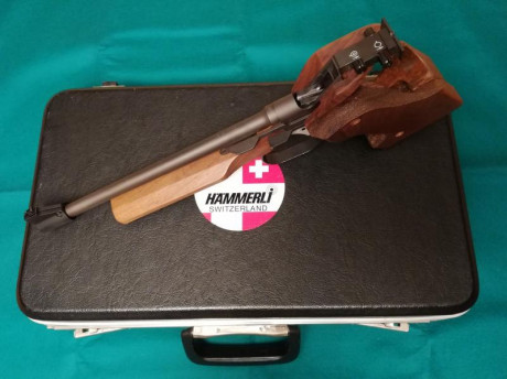 Hola a todos.
No me hago a la disciplina de Libre, por lo que vendo la Hammerli 150 adquirida a un compañero 22