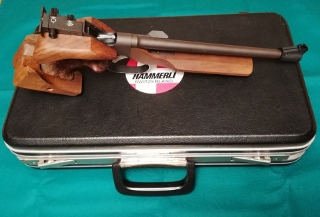 Hola a todos.
No me hago a la disciplina de Libre, por lo que vendo la Hammerli 150 adquirida a un compañero 30