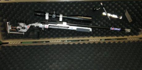 Pues lo que anunció en el titular. Vendo GRÜNIG-ELMIGER FREE RIFLE, en calibre 6 mm BR con unos 2000 disparos 00