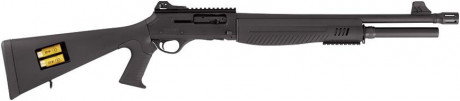 Hola, pues eso, busco escopeta semiautomatica HATSAN ESCORT MPA , tanto de cañón de 18 o 20"

Si 00