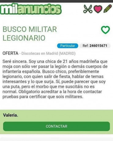 Uno pide por un Pietta niquelado con sus certificados, 2000 euros, jajaja.

Y el otro anuncio, no comete 01