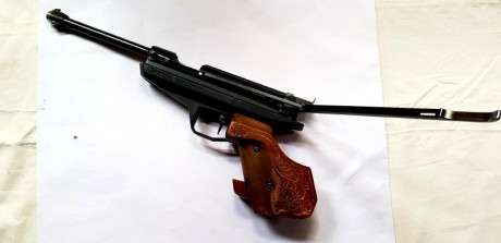Pistola de precisión FEINWERKBAU modelo 80       VENDIDA  

Pistola para tiro de precisión de la famosa 11