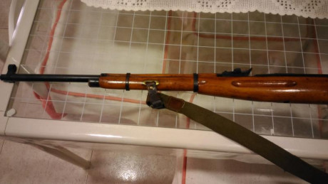 Mosin Nagant de cerrojo Monotiro del calibre 22 Lr. Está en Muy buen estado, yo diria que Semi-nuevo y 00