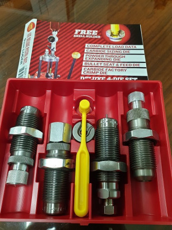 Vendo dosificador Pro Auto DIsk para prensa, juego deluxe de dies de 9mm LUGER, torreta para load master 00