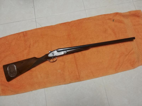 Vendo preciosa escopeta ego paralela del calibre 12 en perfecto estado 400€ únicamente para personas que 00