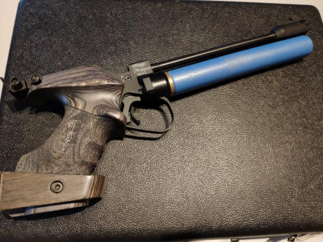 Se vende pistola de aire comprimido WALTHER CPM ATLANTA
Se entrega en el maletín original.
2 botellas 01