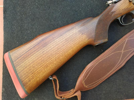 Se vende rifle Santa Bárbara modelo de luxe, en calibre 270 con bases y anillas de 30 Apel originales, 01