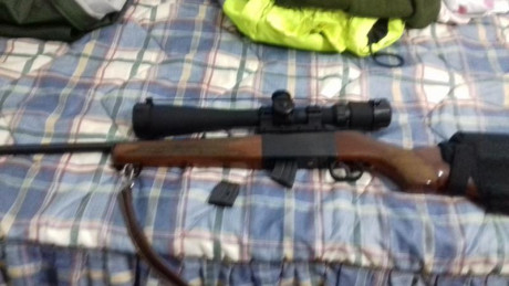Vendo 2 rifles y una carabina
Marlin 444 con visor Nikko Stiirling Diamont 1-4x24 RI extension del marlilo,portafusil, 00