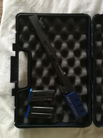 VENDIDO  Kit del calibre 22 LR para la pistola Walther GSP Expert (también vale para la GSP normal) con 02