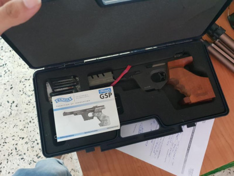 Se vende Walther GSP Expert en perfecto estado no tiene ni 1500 disparos, cacha talla M.
Calibre 22 lr.
2 02