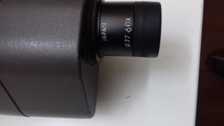 Vendo telesopio Kowa TS-602 con zoom de 60x.
Lentes en perfeto estado.Se ve muy nitido.
Tiene pequeña 02