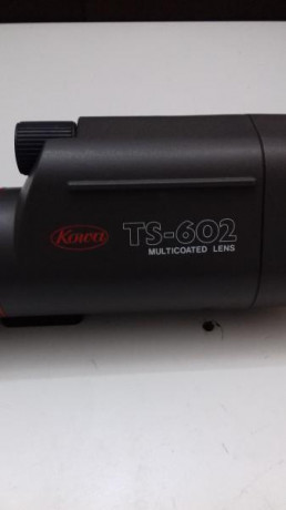 Vendo telesopio Kowa TS-602 con zoom de 60x.
Lentes en perfeto estado.Se ve muy nitido.
Tiene pequeña 01