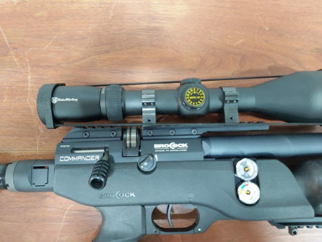 VENDO BROCOCK COMMANDER 5.5. NUEVA POR EXCESO DE CARABINAS Y NUEVOS OBJETIVOS. PRECIO CON VISOR NIKKO 01