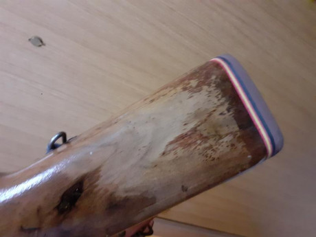 Mauser Coruña 43 calibre 7,92 con tapa bocacha, cantonera blanda, porta bayoneta y dais LEE para recargar. 01