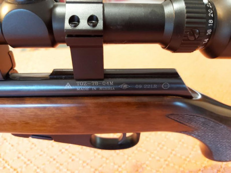 Hola. Por abandono de la afición, vendo esta preciosa carabina del calibre 22lr. 
Incluye visor  y bípode 10