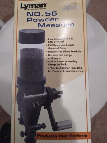 Vendo dosificador LYMAN 55, casi no tiene uso. Pido 75€ con los portes incluidos 12