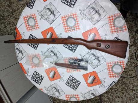 Vendo culata de madera para acciones Mauser 98( válido para K98, Coruña, etc) 

Se entrega completa, como 02