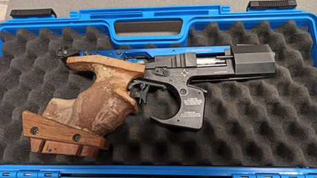 Vendo pistola deportiva Match Guns MG2E calibre 22
Empuñadura talla S
En perfecto estado, muy poco uso, 02