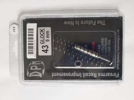 Hola
Vendo DPM System para Glock 43, 43X . Tiene menos de dos años. Muy poco uso  pues pise en mi Glock 00