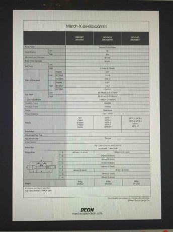    VENDIDO¡¡¡   

Se vende espectacular visor DEON MARCH 8-80x56mm ideal para las modalidades de tiro 22