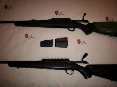 Vendo dos Tikka Lite T3 para zurdo, uno en calibre 308 win y otro en 270 win. Los dos tienen montado carril 02