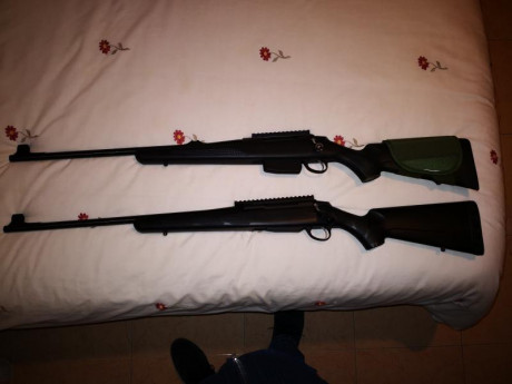 Vendo dos Tikka Lite T3 para zurdo, uno en calibre 308 win y otro en 270 win. Los dos tienen montado carril 01