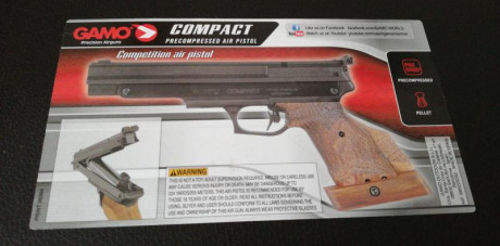 Vendo GAMO COMPACT AIR PISTOL.
Pistola en perfecto en estado y con menos de un mes de uso. La compré para 01