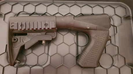 Vendo culata tipo M4 para escopeta Remington, con acople para poder montar en las escopetas fabarm.
De 02