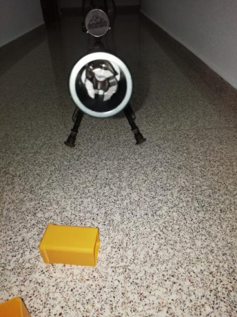 Freno de boca para rosca 5/8-24, hasta proyectiles 7 mm. De acero y con arandelas de acope y accesorio 00