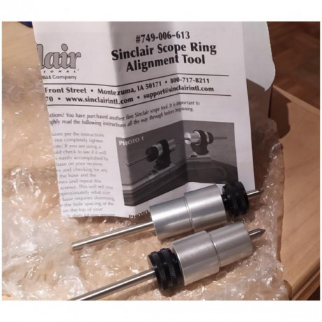 Vendo, herramienta de alineación de Anillas, fundamental para el montaje correcto de Visores. 

El set 00