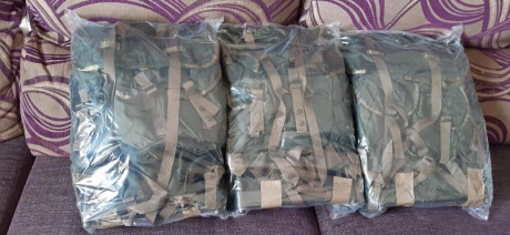 Sin desembalar. Mochila española de Infantería de Marina modelo M-86, similar a la estadounidense ALICE 00
