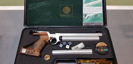 Hola, se vende pistola aire comprimido Steyr LP10.

Se encuentra en Zaragoza o Huesca. 

Precio: 900€ 00