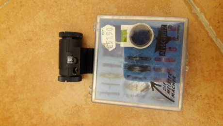 vendo diopter anschutz de 20 click por vuelta con apertura variable.
tunel con cristales anschutz  y gran 11