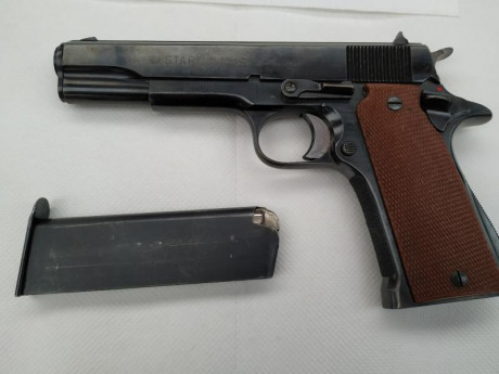 Hola,un compañero del club vende pistola star super B del 9 parabellum,el estado es bueno,Pavón original, 01
