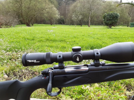 Vendo
Rifle Franchi cal. 243 W con visor BSA GH 3-12X56 IR y bipode 
990€ 10