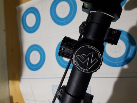 Bueno, pongo en venta el visor mencionado en el anuncio, un nightforce nxs 12-42X56, con cruz fina y dot 12