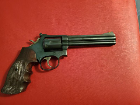 Se vende revolver Smith & Wesson 686 357 magnum muy cuidado, con el kit de disparador de Jerry Miculek, 02