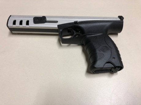 Vendo Walther Sp 22. Cal. 22.lr
Precio 120€  NEGOCIABLES   NEGOCIABLES TAMBIÉN ACEPTO CAMBIOS POR OTRAS 01