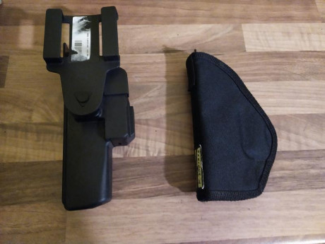 Se vende funda original Glock, válidas para todas las pistolas glock, con sistema antihurto de nivel III. 01