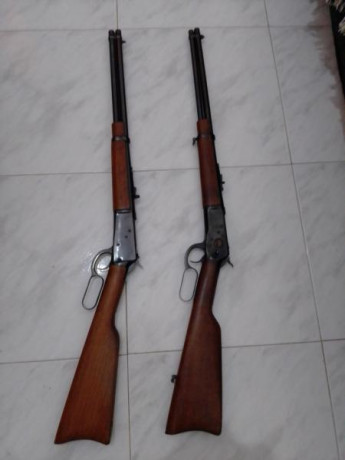 Vendo dos carabinas Rossi , una 357 y un 44 MAG. Están en estado perfecto,sin uso. El 44mag tiene seguro 02