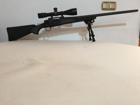 Vendo rifle remington 700 sps varmint y police por cambio de arma. calibre .308. mira bushnell elite tactical 12