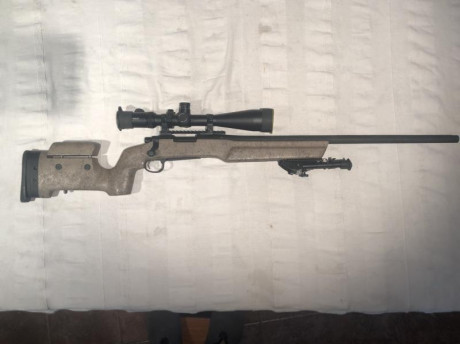Vendo rifle remington 700 sps varmint y police por cambio de arma. calibre .308. mira bushnell elite tactical 22