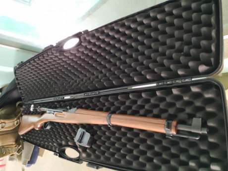 Vendo Fusil Schmidt K31 Suizo, Calibre 7,5x55, con cargador extraíble, regalo Dies LEE sin usar y Vainas 02