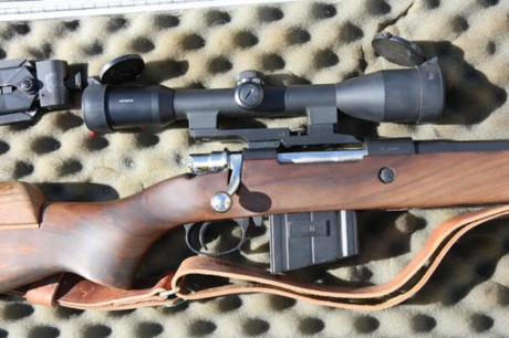 Vendo montura stanag visor para rifle sniper FN 30-11 (ejercito belga) pieza extremadamente rara en España, 02