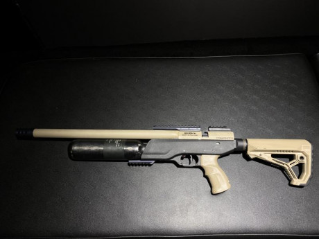 Vendo Brocock Commader Cerakote, cal ,22  prácticamente la estrenas, muy pocos disparos.
Solo 1.400,00 02