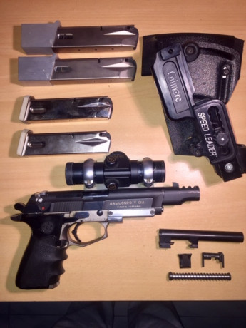 VENDO PISTOLA LLAMA  Modelo "M87 Shooting Competition", de  I.P.S.C. y Precision.  
Calibre: 01