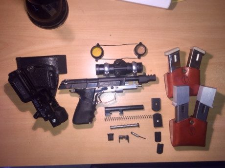 VENDO PISTOLA LLAMA  Modelo "M87 Shooting Competition", de  I.P.S.C. y Precision.  
Calibre: 00