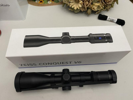 Vendo visor Zeiss V6 comprado nuevo por 1.800€ y montado en un Merkel Helix, no lo uso por eso lo vendo.
Tubo 12