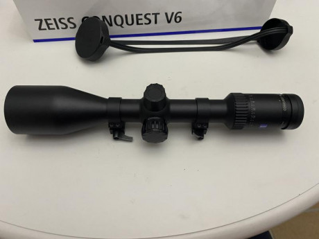 Vendo visor Zeiss V6 comprado nuevo por 1.800€ y montado en un Merkel Helix, no lo uso por eso lo vendo.
Tubo 11