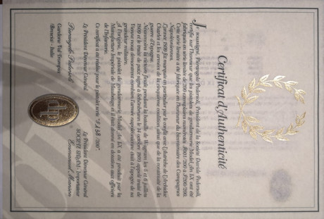 Coleccion unica a la venta y por tiempo limitado, de la firma PEDERSOLI y llamada diez años de coleccion 11